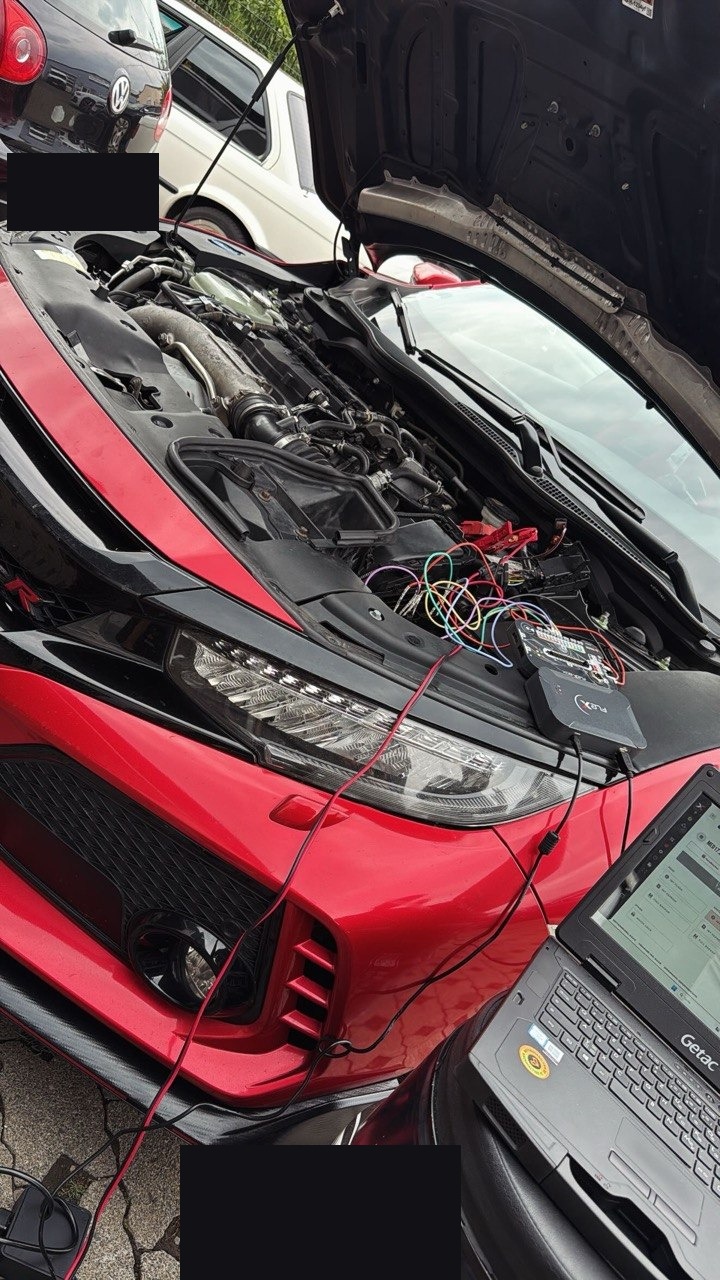 Honda Civic Type R bei der Steuergerät-Optimierung — OM Power